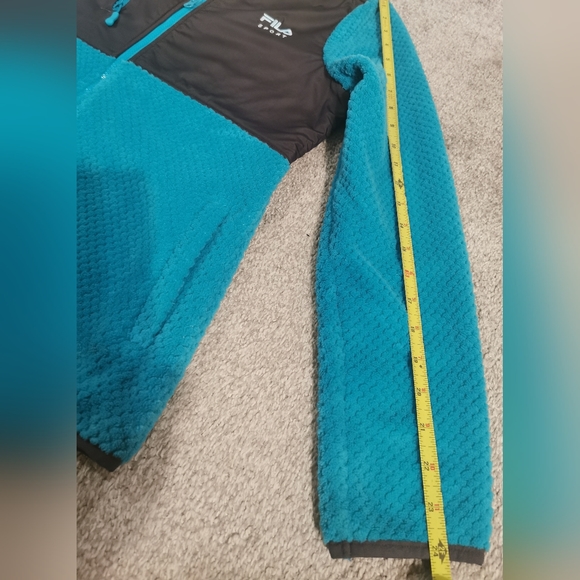 Fila teal zip-up jacket size S - Picture 9 of 9